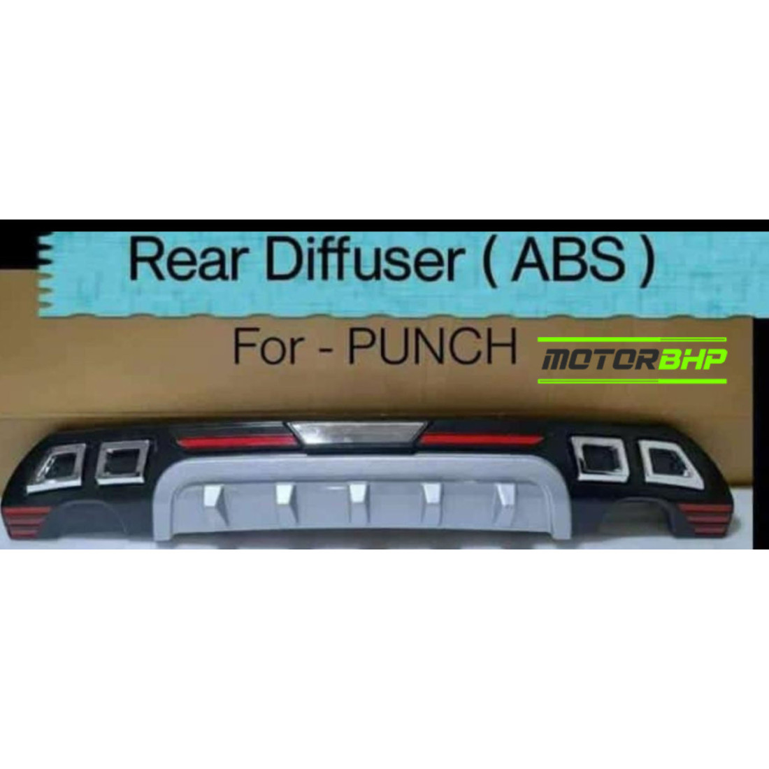 Buy Tata Punch Rear Bumper Diffuser Car Accessories Online